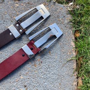 Two Fab Punk Mod Vintage Leather Belts